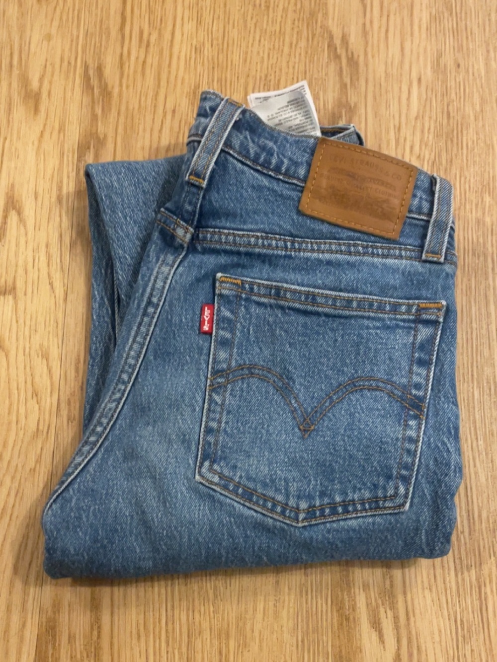 Levi's Classic Straight Leg Light Blue Denim Jeans